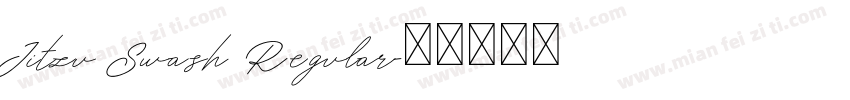Jitzu Swash Regular字体转换